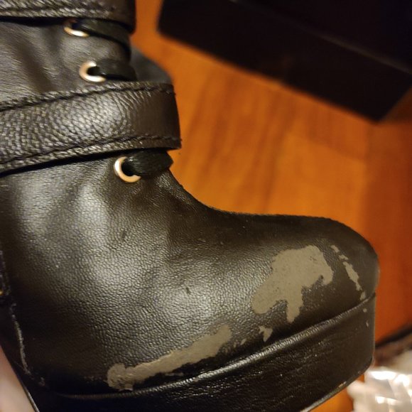 Black Bebe Over-The-Knee Stiletto Boots Women's size 7 - Picture 12 of 15